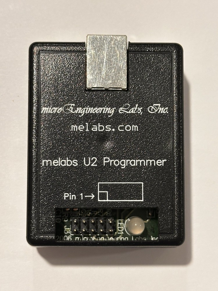 melabs U2 Programmer ICSP model in plastic case