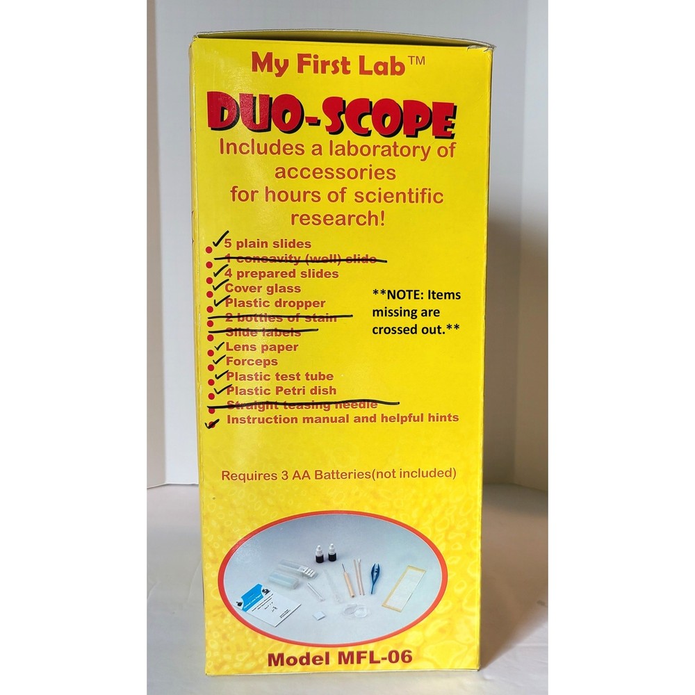 My First Lab Duo-Scope Microscope MFL-06 Children Student Beginner Science STEM