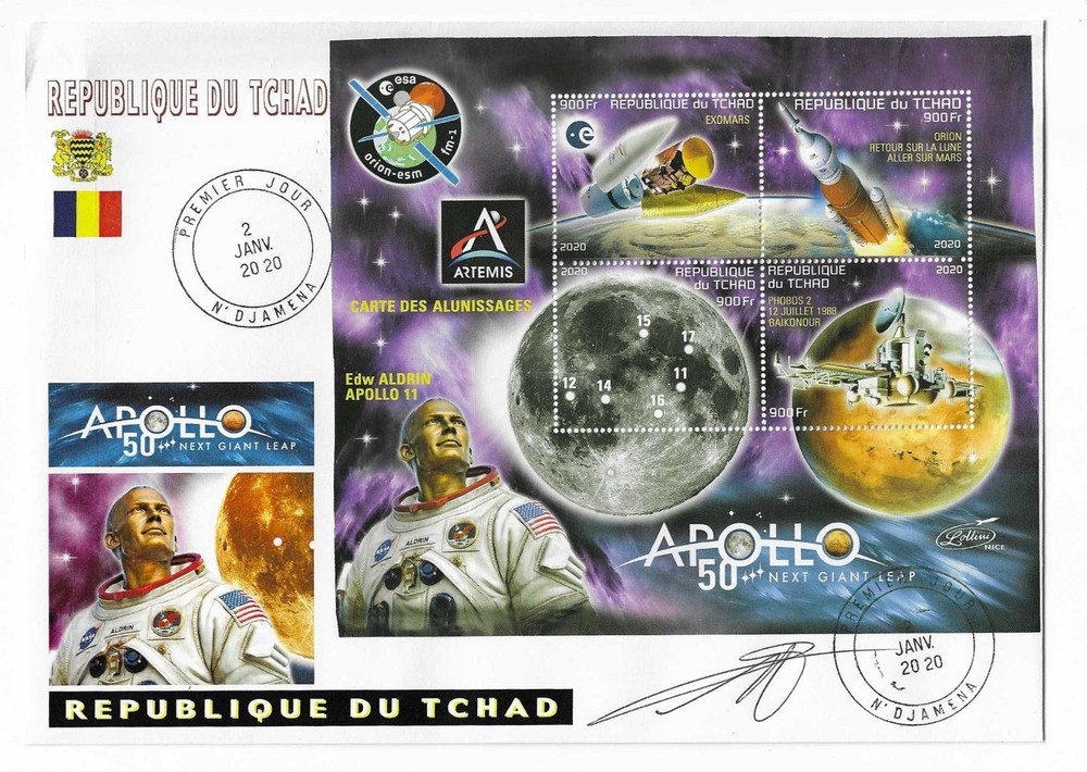 SPACE FDC collection 2019/ 2020 total 22 items with better
