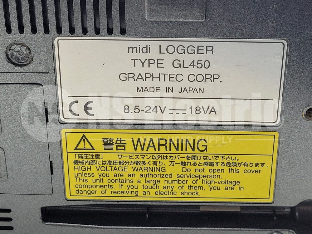 GRAPHTEC GL450 midi LOGGER