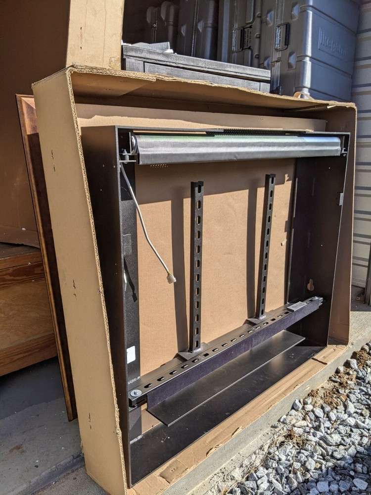 Vutec Soundscape 42" Recessed 360 Motorized Art Screen System Flat Panel Display