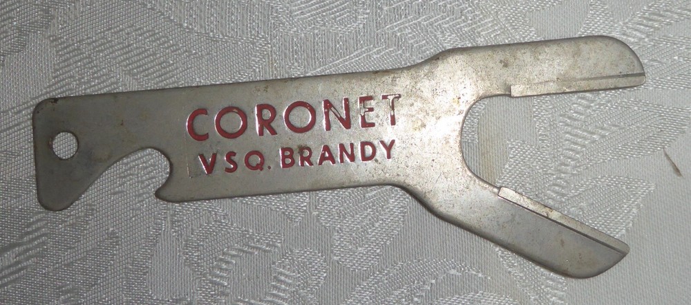 Vintage Coronet VSO Brandy Bottle Opener