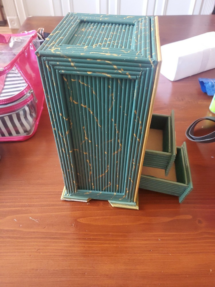 Prison Craft Jewelry Box Handmade