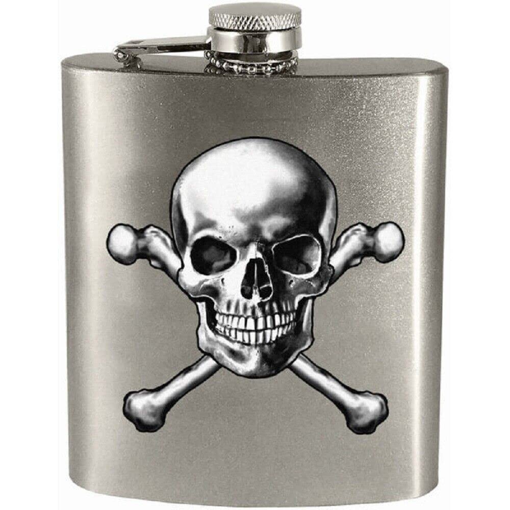 Spoontiques Hip Flask,"Skull and Crossbones"