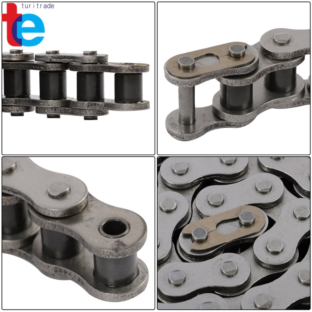 Heavy Duty #60H Roller Chain With 2 Connecting Links 10 Ft