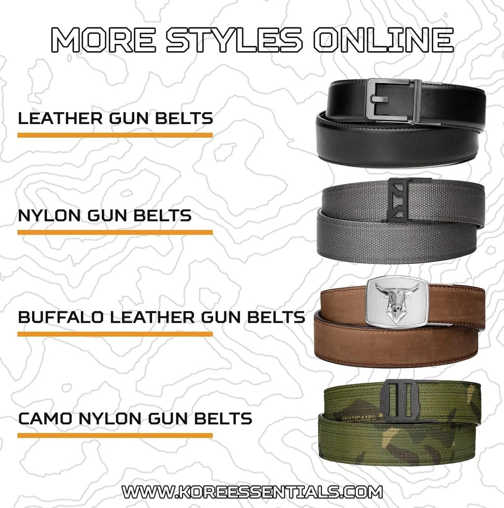 KORE Tactical Belt | Reinforced Leather Belt