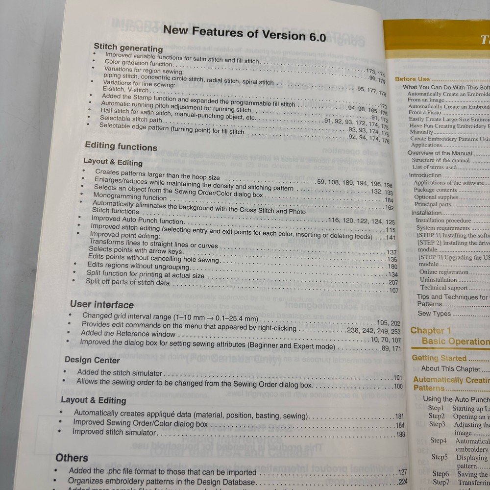 Baby Lock Instruction Manual for Palette Embroidery Software Version 6.0