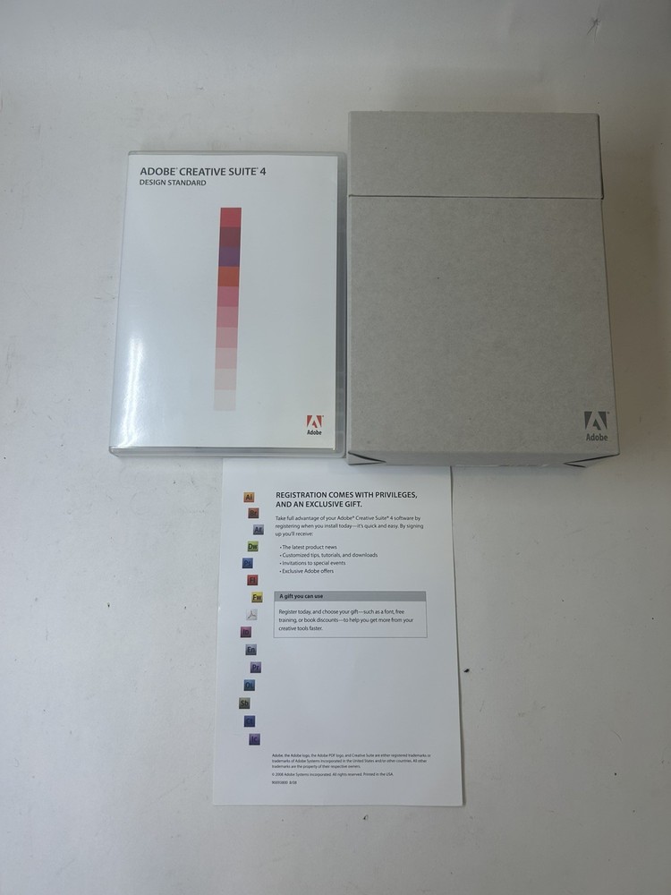 Adobe Creative Suite 4 Design Standard MAC OS with Serial Number