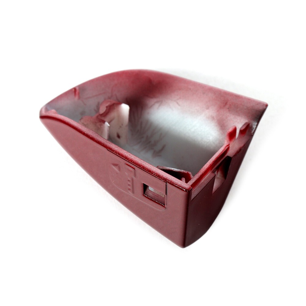 For 2015-2022 Mustang Left Side Driver Door Handle Key Lock Cover Bezel Ruby Red