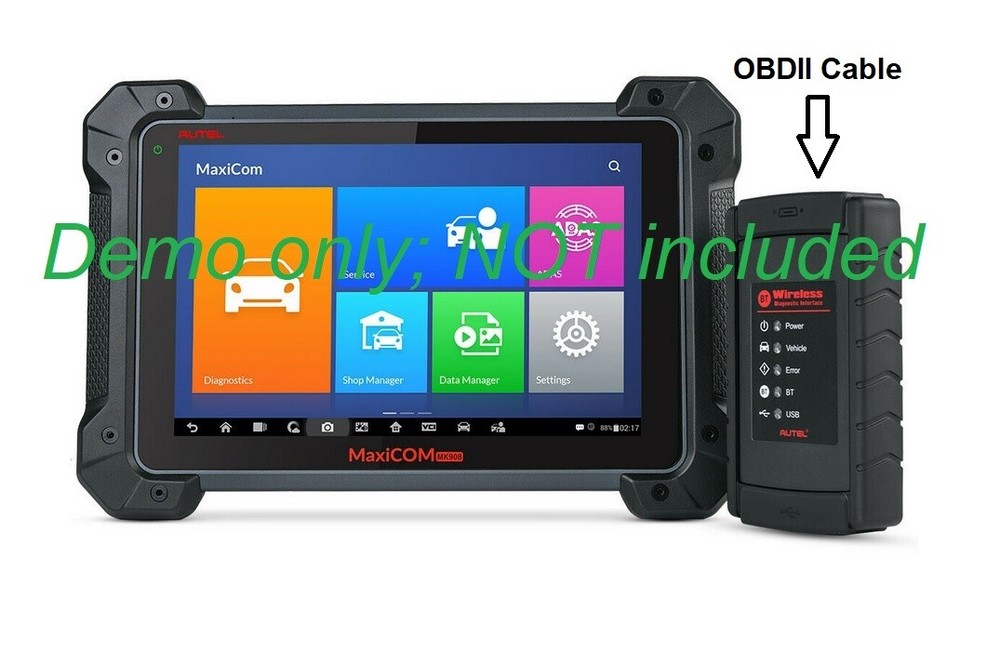 OBDII Cable Compatible with Autel MaxiCOM MK908 Wireless Diagnostic Interface