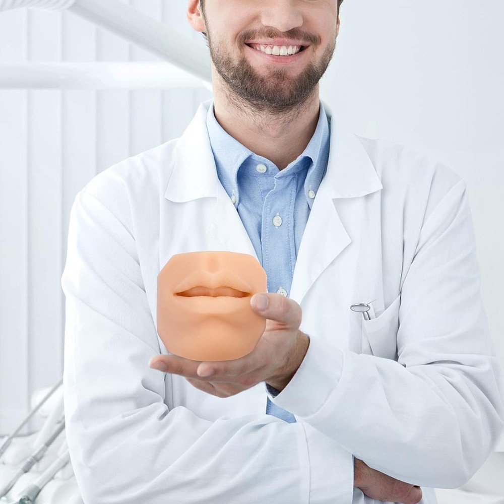 Soft Silicone Mouth Model for Practicing Suture, Silicone Flexible Model for ...