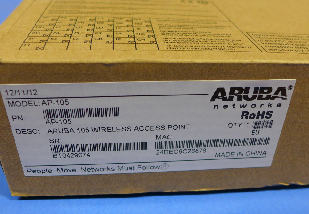 New Aruba Networks Wireless Access Point AP-105