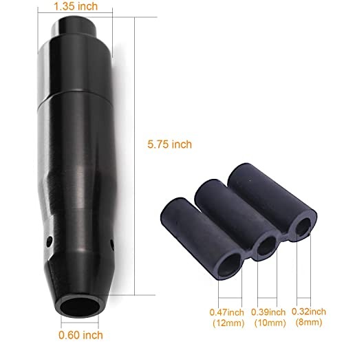 5" Long Weighted Gear Stick Shift Handle Automatic Push Button Shifter Black