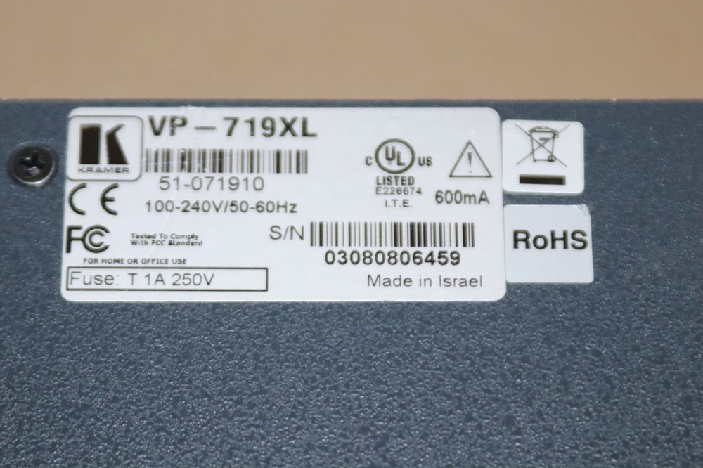 Kramer VP-719xl Presentation Switcher/Scaler