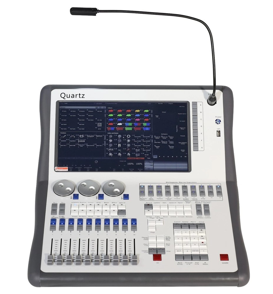 2048 Channel controller DMX 512 Controller for Dj Stage Light Quartz + Roadcase