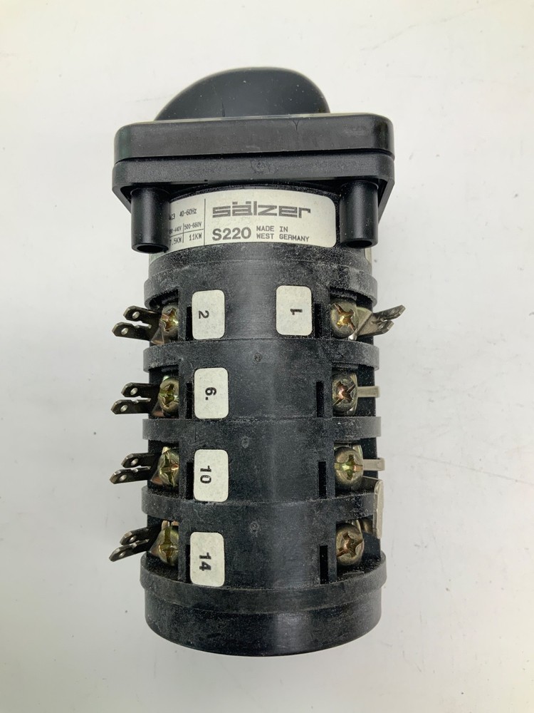 NEW SALZER S220 ROTARY SWITCH