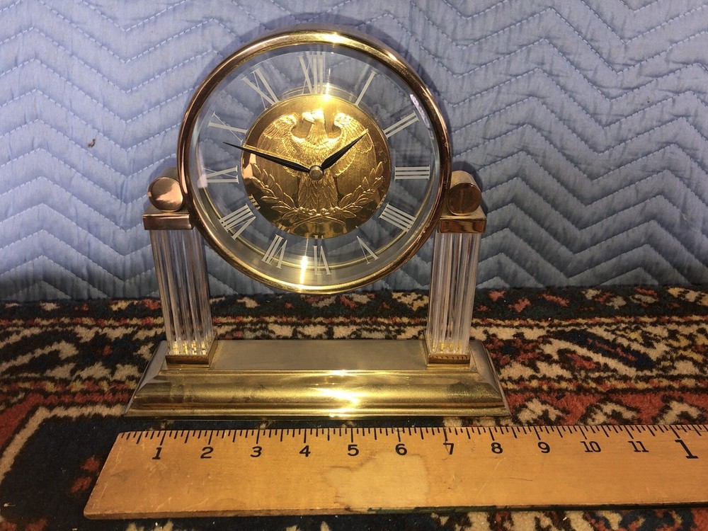 Clock The Golden Eagle Commemorative Clock 1988