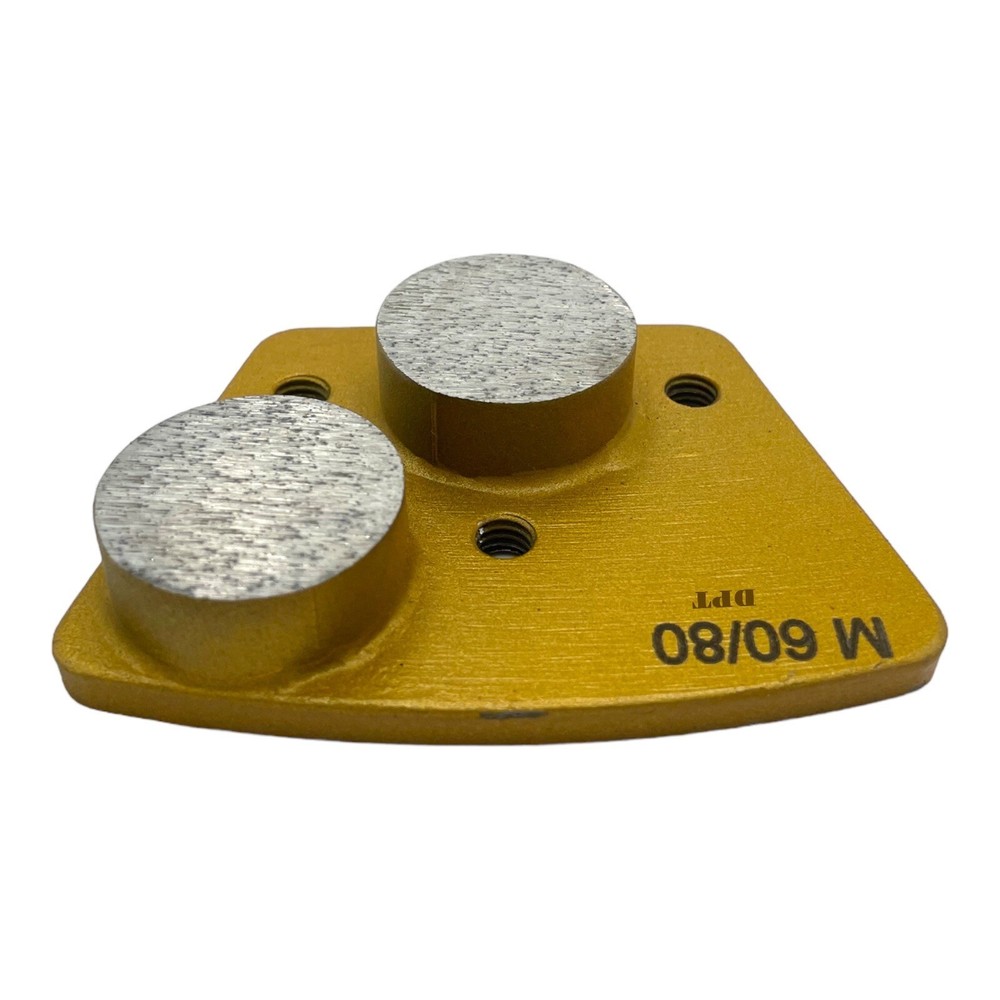 3 pack Trapezoidal Grinding Discs for Bolt-on Concrete Floor Grinder Medium Bond