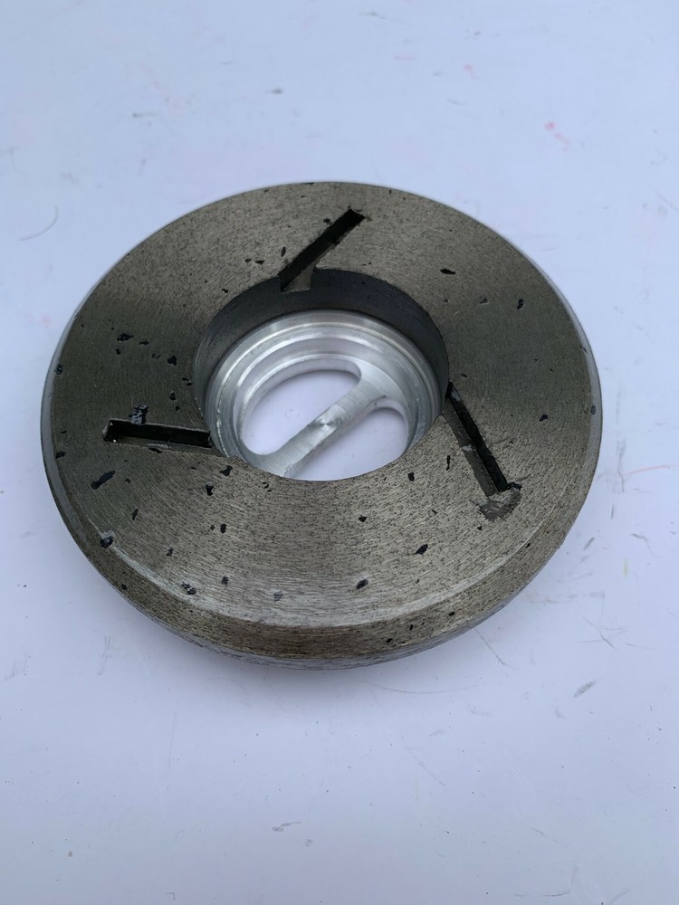 Granite marble engineered stone countertop polishing tools 4" snail-lock 5-step