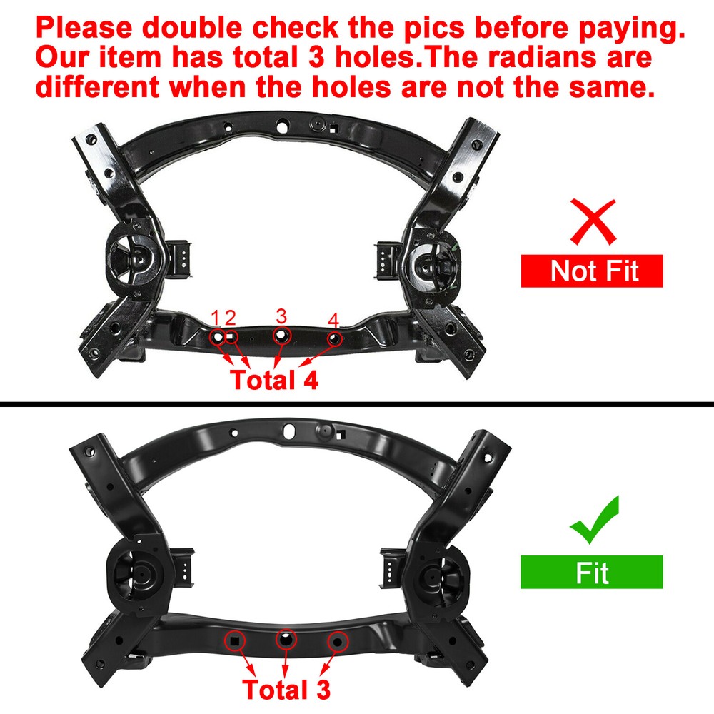 Front Sub Frame Subframe For Dodge 11-22 Charger Challenger Chrysler 300
