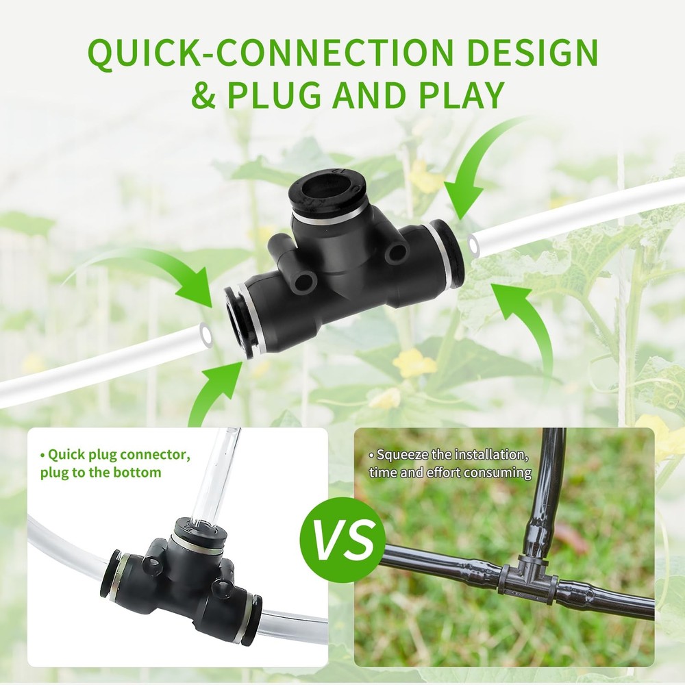 DAOTAILI Automatic Watering System for 20 Potted Plants w/ 30-Day Timer