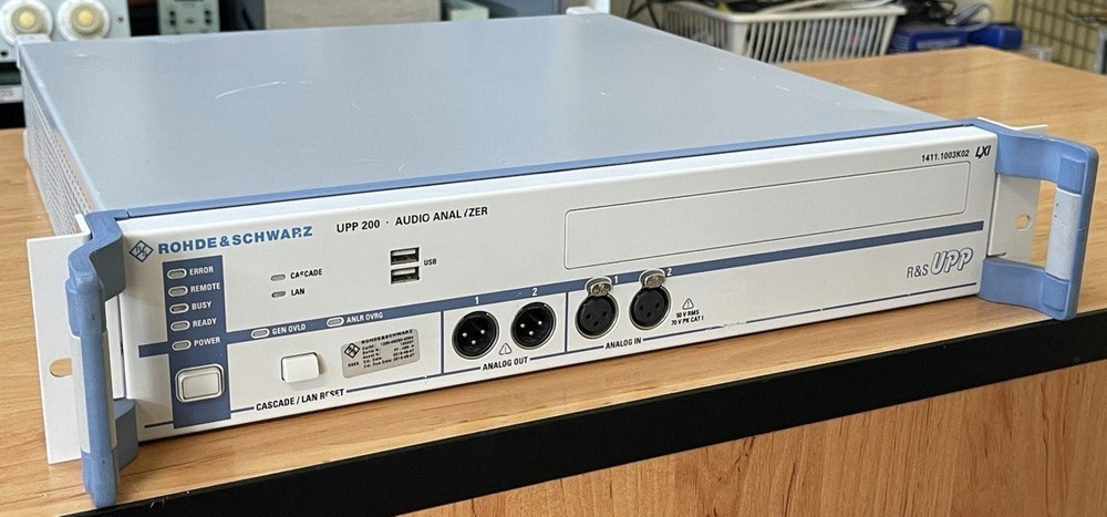 Rohde & Schwarz UPP200, audio analyzer