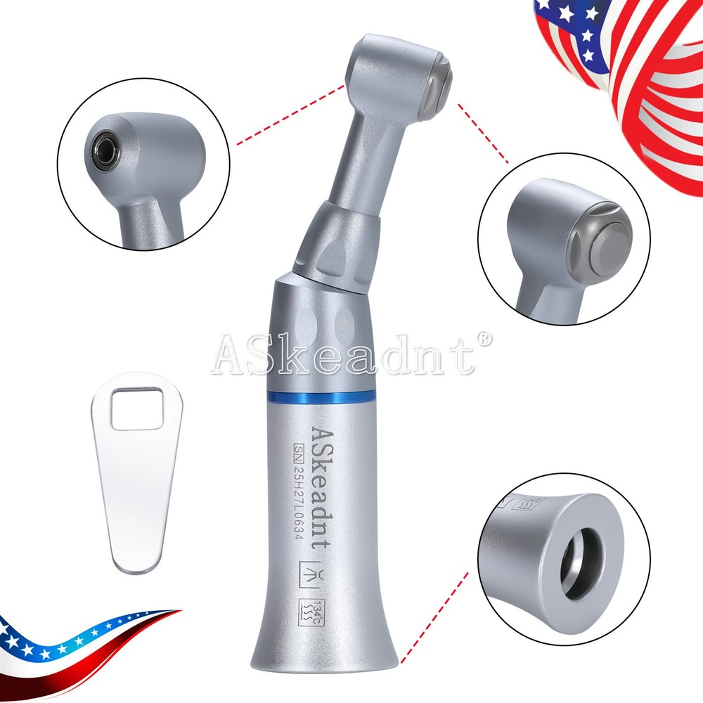 ASkeadnt Dental Low Slow Speed Push Button Contra Angle Handpiece E-type