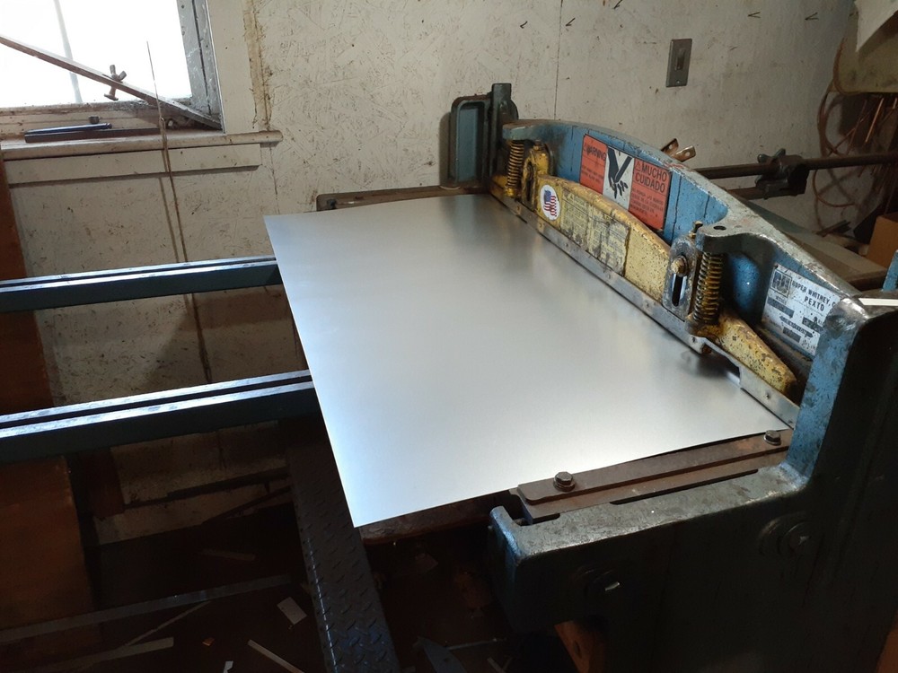 Tin Plate Sheet metal - 4sheet Pack  .015" thickness  18"x36" each sheet