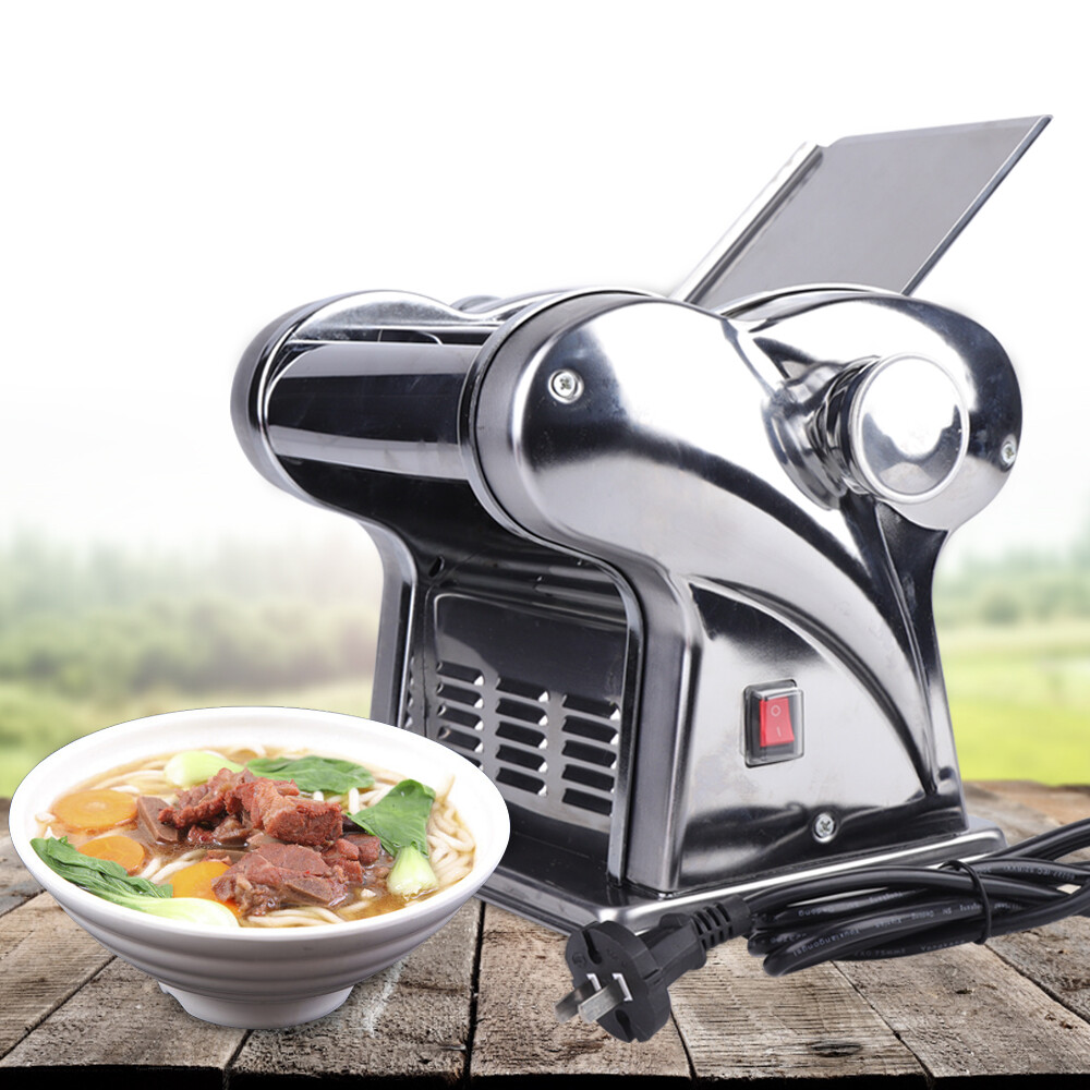 Commercial Electric Dough Roller Sheeter Noodle Pasta Maker Machine Stainless