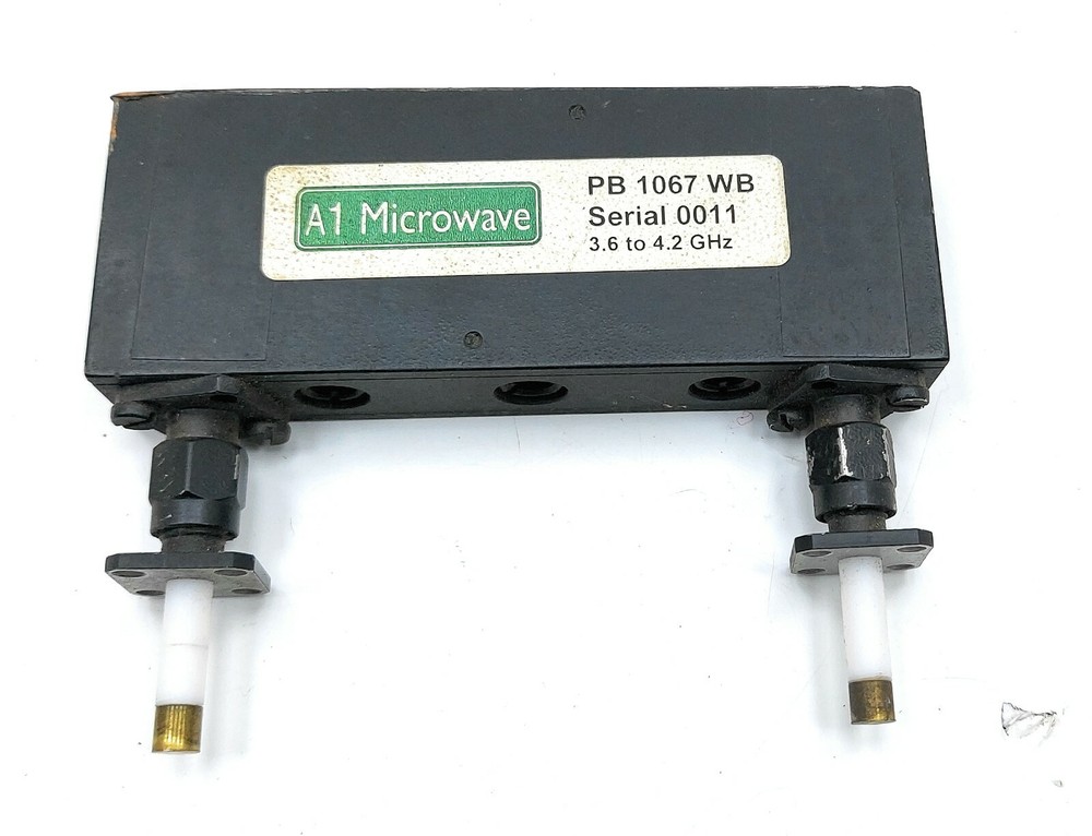 A1 Microwave PB1067WB C-Band Satcom Receiver Protection Filter