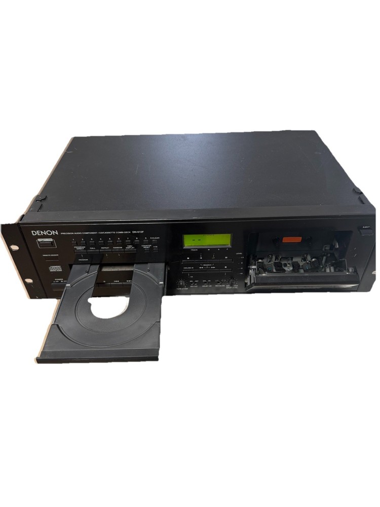 Denon DN-610F Precision Audio Component CD/Cassette Player Recorder TESTED WORKS