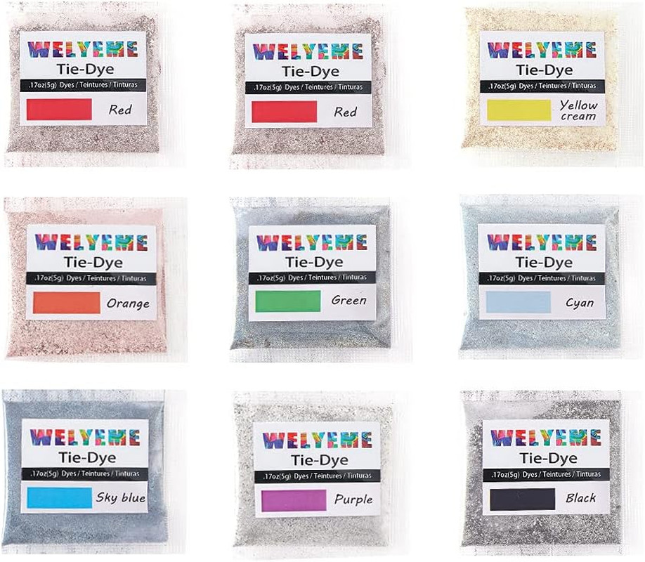 Tie-Dye Refills 9 Packets (Rainbow)