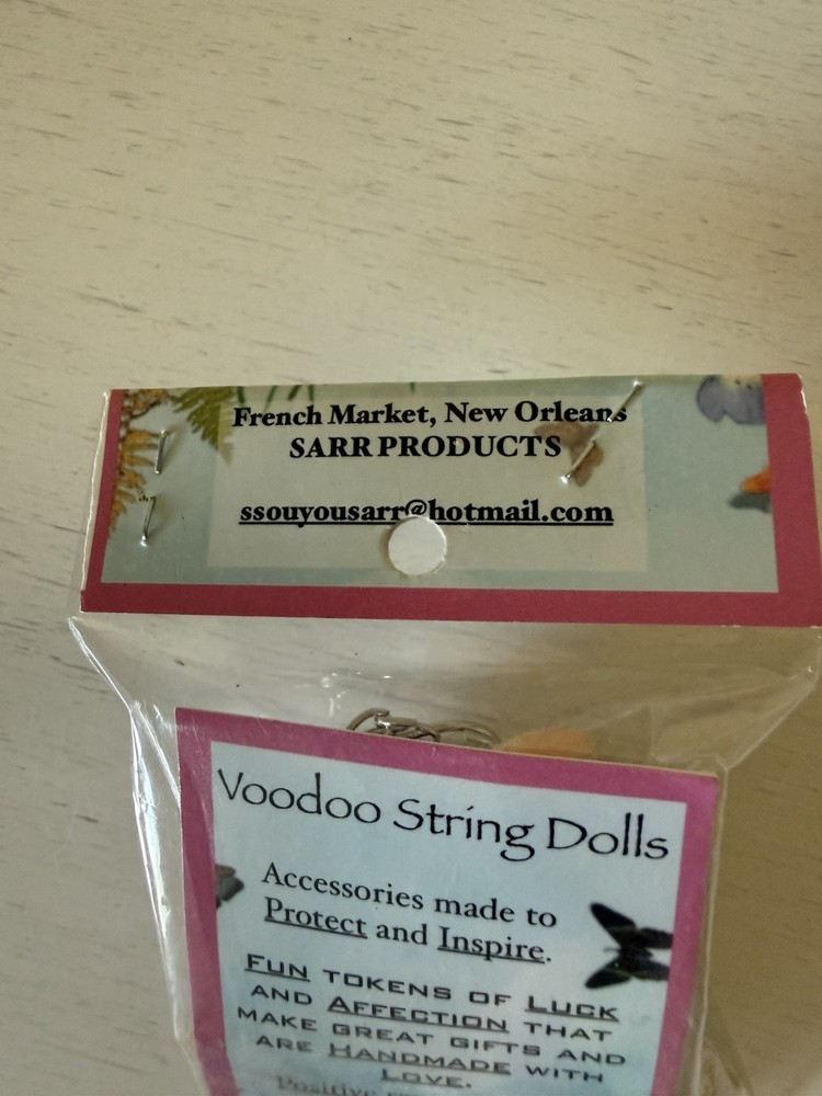 Gizmo voodoo string Doll keychain new in packaging 2in
