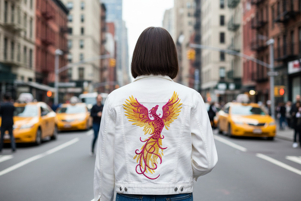 Phoenix Ascends Embroidered Patch