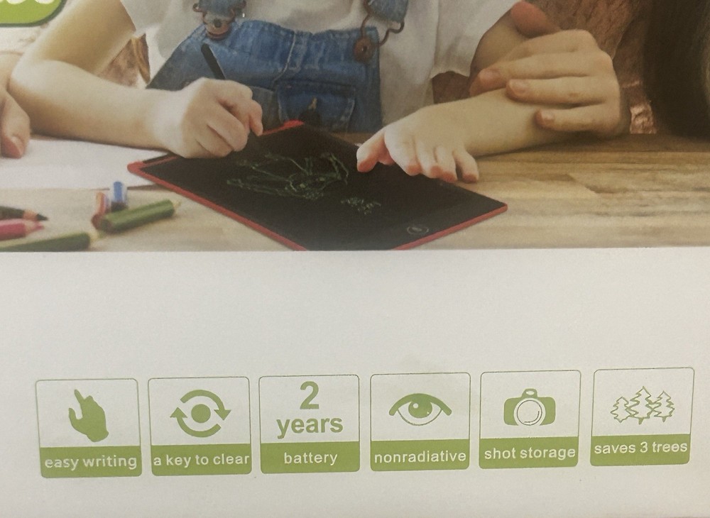 10 inch LCD Writing Tablet Electronic Drawing Pad Doodle Board - Eco Friendly