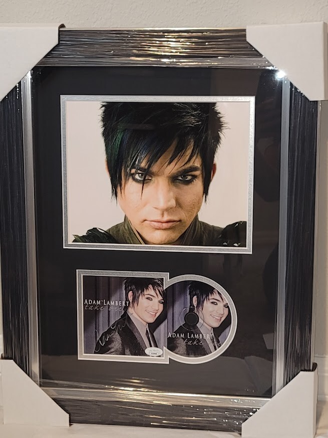 Adam Lambert autographed signed Take One CD JSA Certified Framed