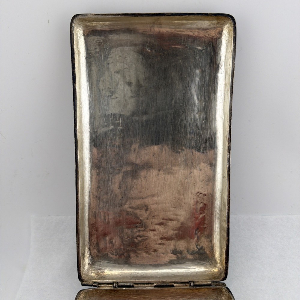 Sterling Silver Cigar Case Presented to Commanding Officer HMM-161 USMC 1965