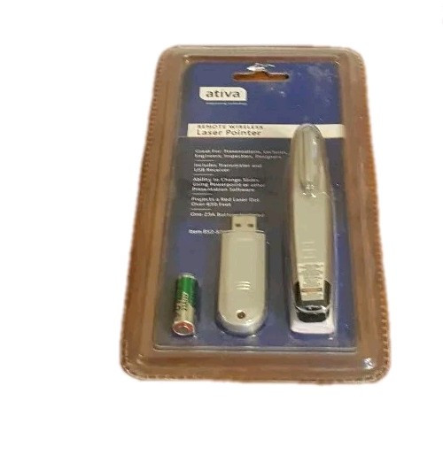 Ativa Remote Wireless Laser Pointer Great For Presentations with Battery