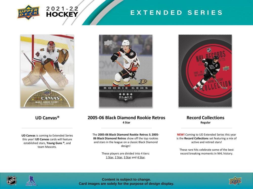 2021-22 Upper Deck Extended Series Hockey 6-Pack Blaster Box