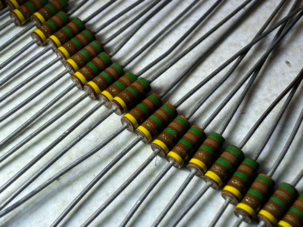 5.1 Mega Ohm   1/8 Watt Resistor  10 for $2.99