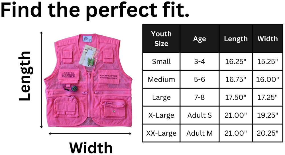 Jr Ranger Vest - Pink