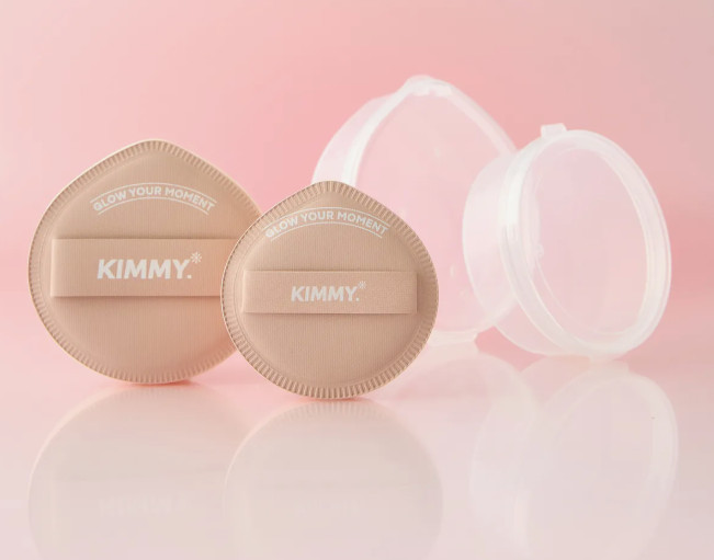 KIMMI Glow Puff Set | 1 Basic (L) + 1 Cushion (M) Applicator