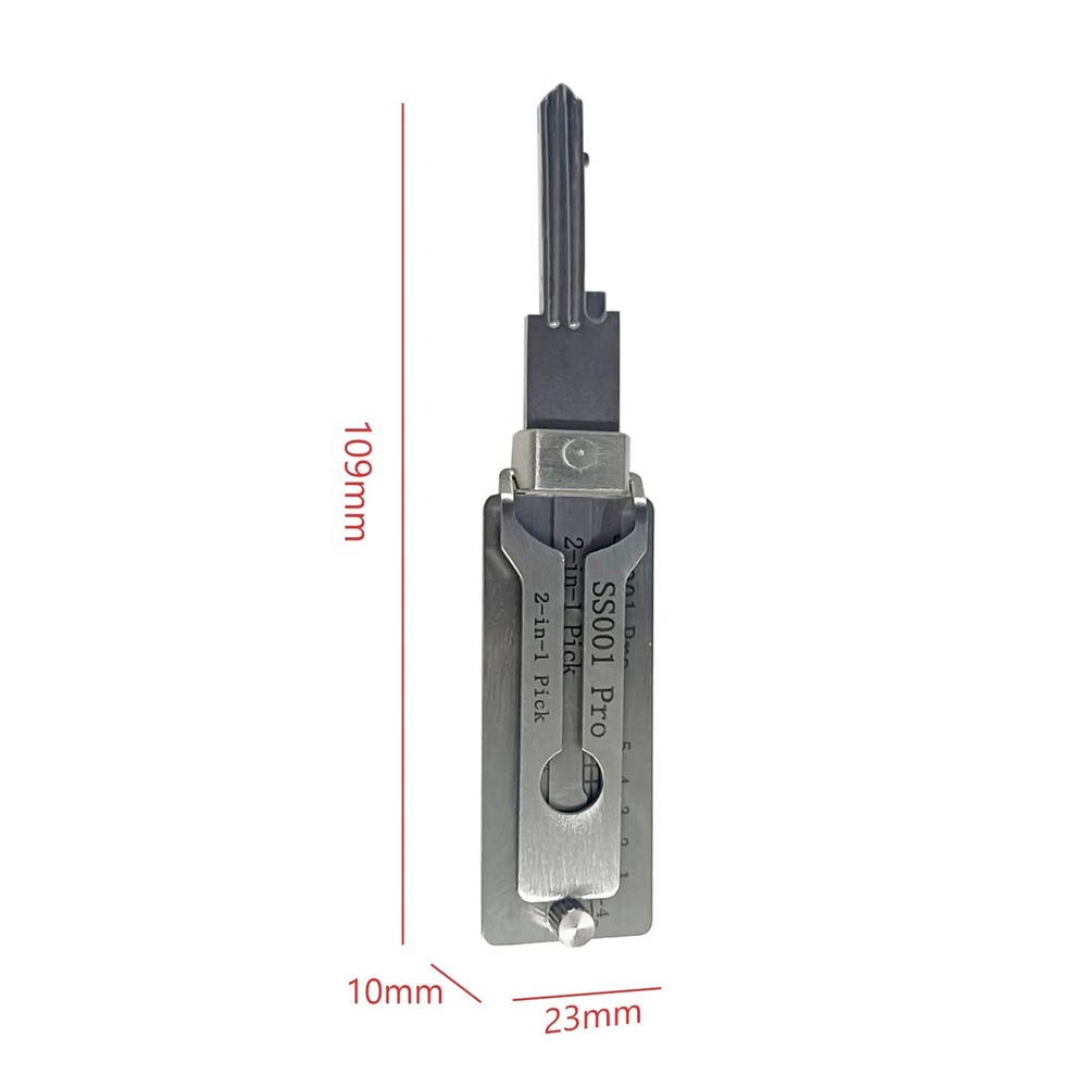 Hook And Pickup Tool Kit 2 In 1 Portable Lock Picking Set Ergonomic Handle**