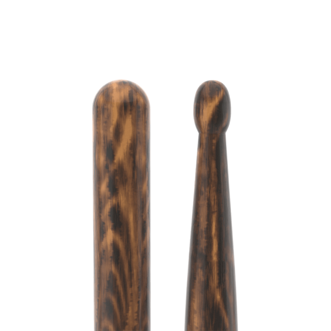 Promark TX2BW-FG FireGrain Classic Forward 2B Drumsticks, Oval Tip