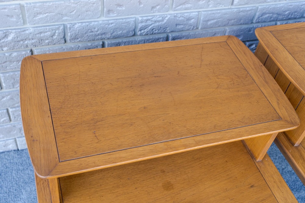 Mid Centry Modern Hekman Step End Table