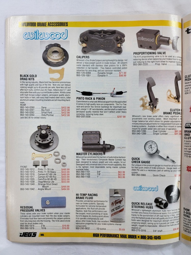 1991 JEG'S Fall & Winter High Performance Automotive Catalog