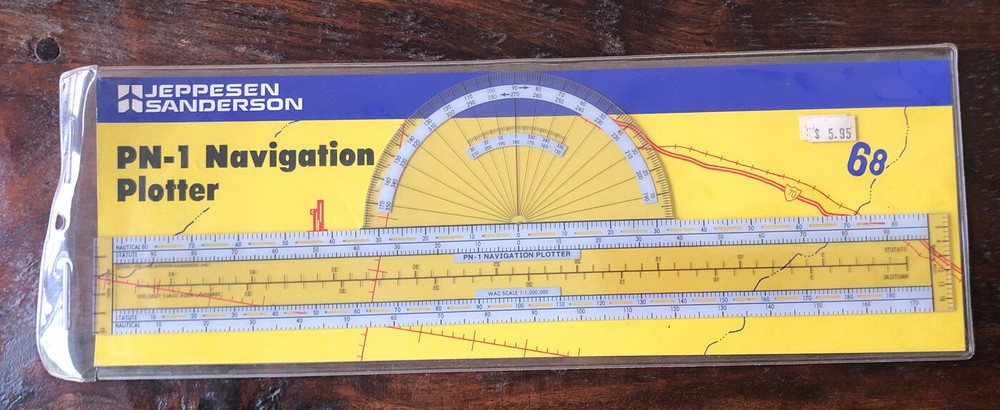 Jeppesen - PN-1 Navigation Plotter  Sanderson Training Products - Airplane Pilot