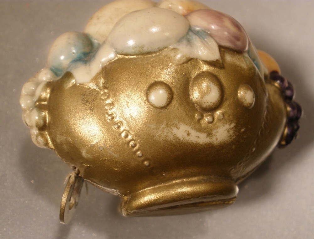 Celluloid Fruit Basket Tape Measure