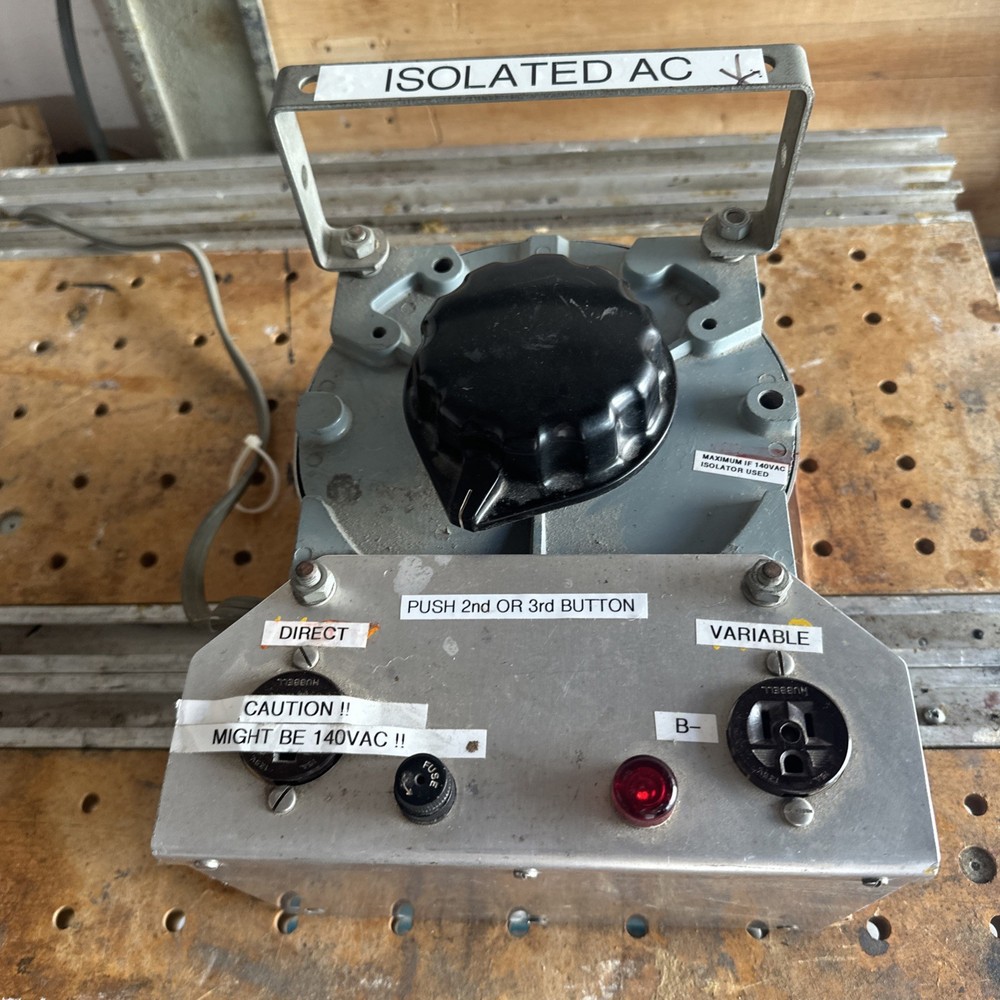 Powerstat 136 Variable Transformer With Isolated Ac