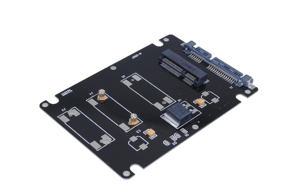2.5 Inch SATA to mSATA SSD Enclosure Converter Internal / External Adapter A